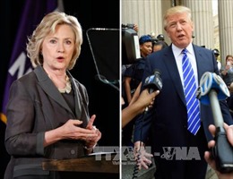 Ứng cử viên Trump và Clinton dẫn đầu trong các cuộc thăm dò dư luận